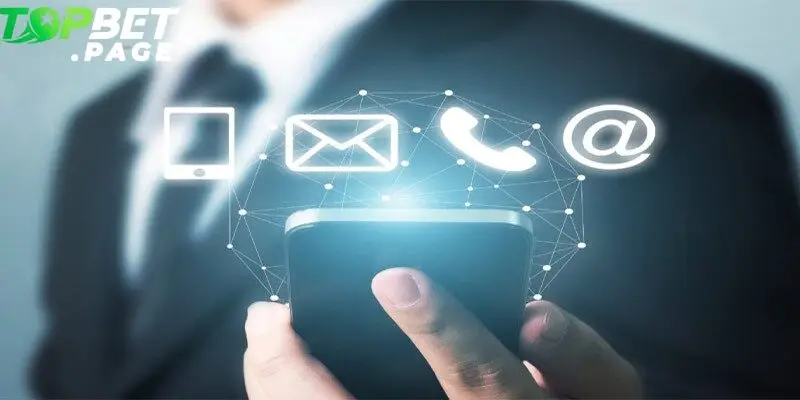 Có nhiều hình thức mà người chơi có thể liên hệ với nhà cái Topbet 